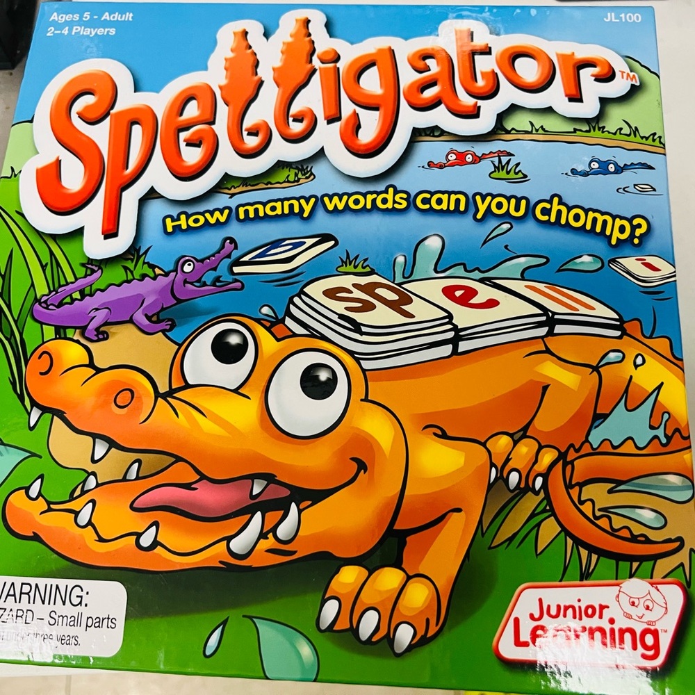 NWT Spelligator Game How Many Words Can You Chomp?